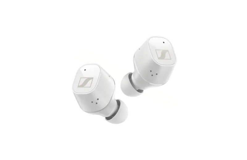 Sennheiser Cx-Plus-True-Wireless-White Headphones With Bluetooth Microphone