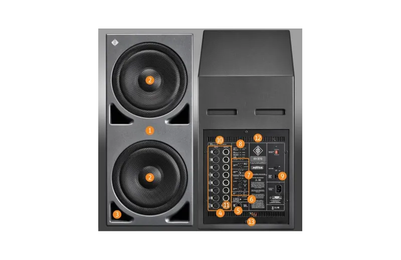 Neumann Kh-870-G Subwoofer With 71 Bass Management