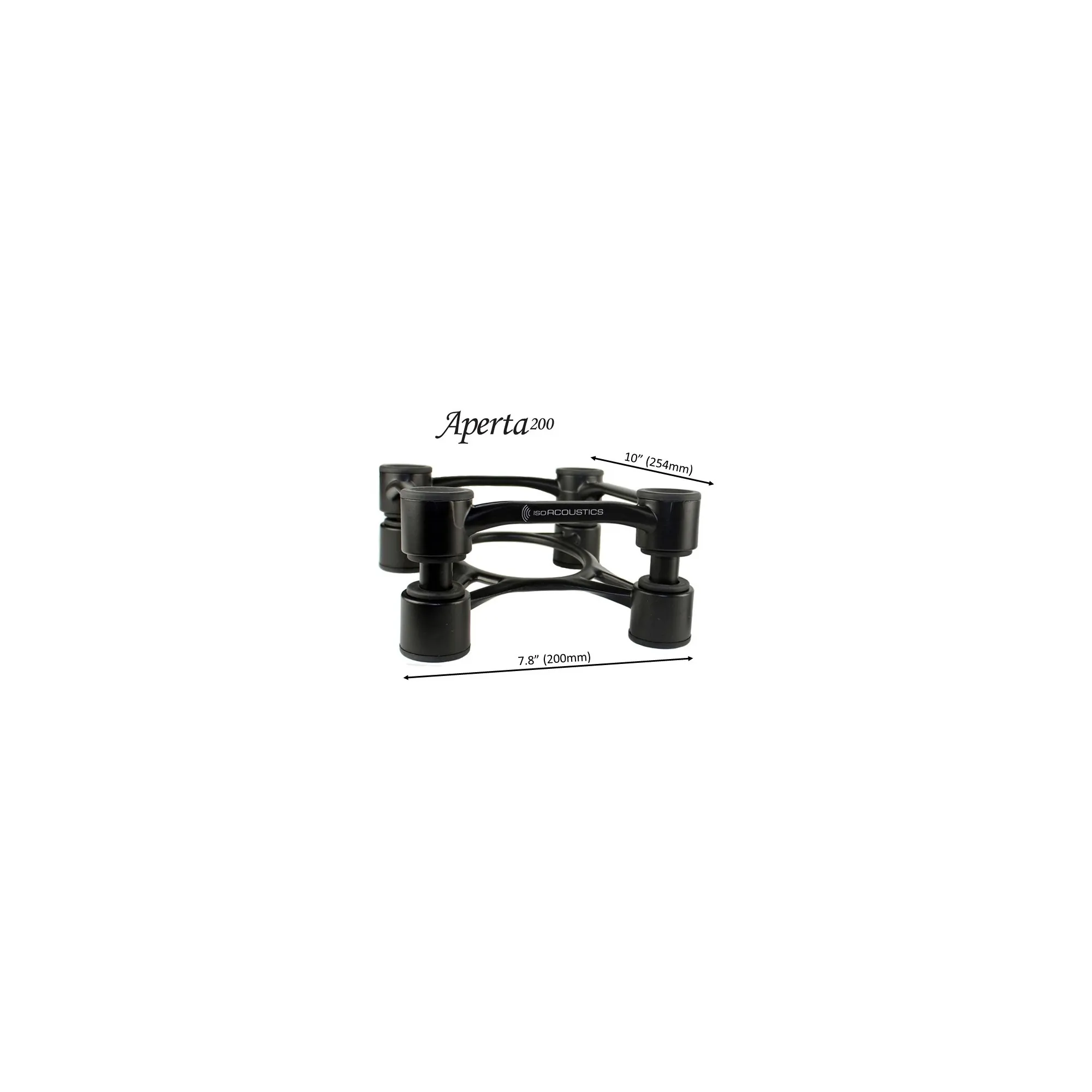 Isoacoustics Aperta 200 Black (Pair)