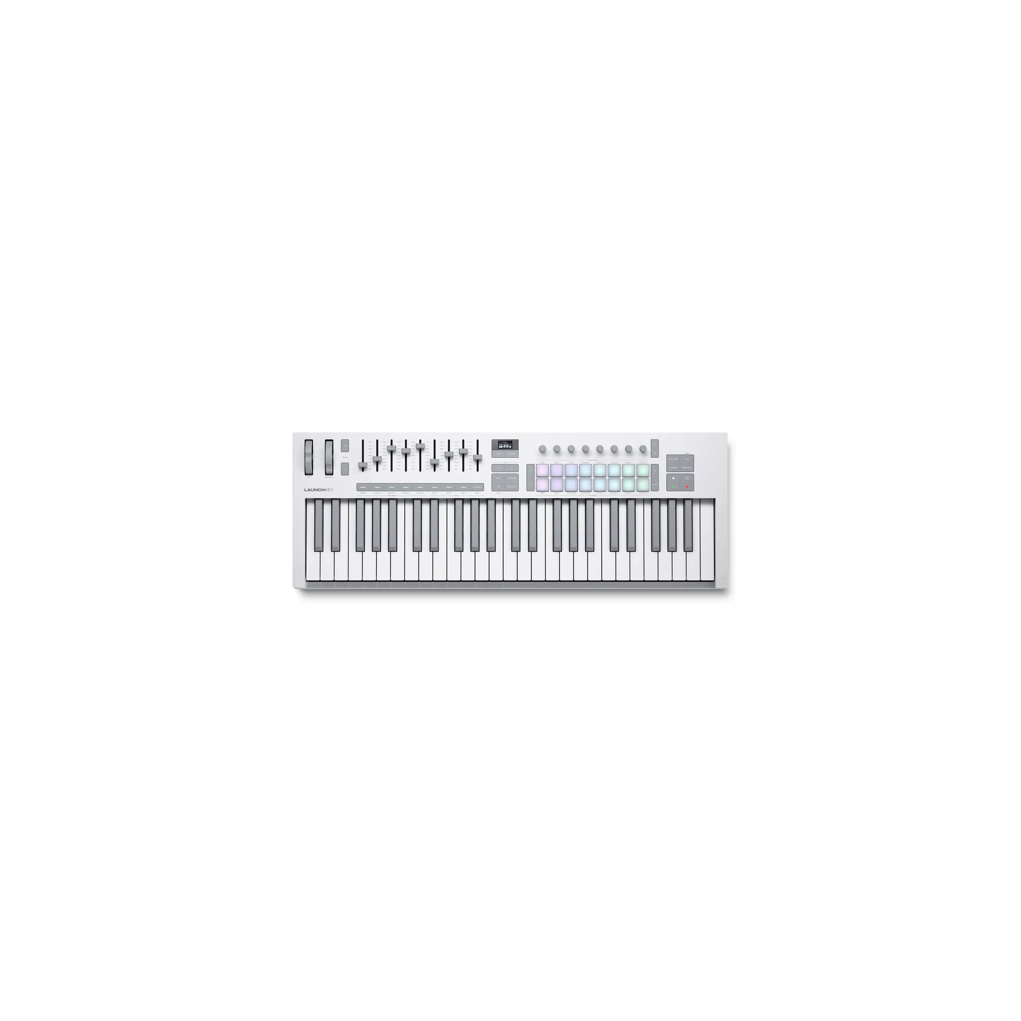 Novation  Launchkey 49 Mk4 Wh USB Midi Controller 49 Semi-Weighted Keys White