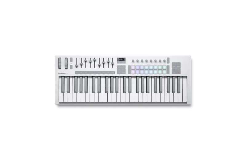 Novation  Launchkey 49 Mk4 Wh USB Midi Controller 49 Semi-Weighted Keys White