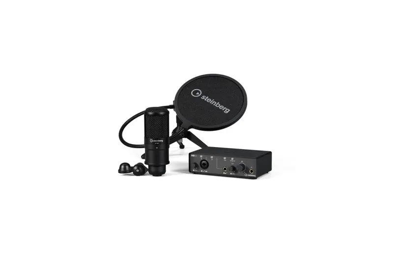 Steinberg Ixo Podcast Pack USB Sound Card Black