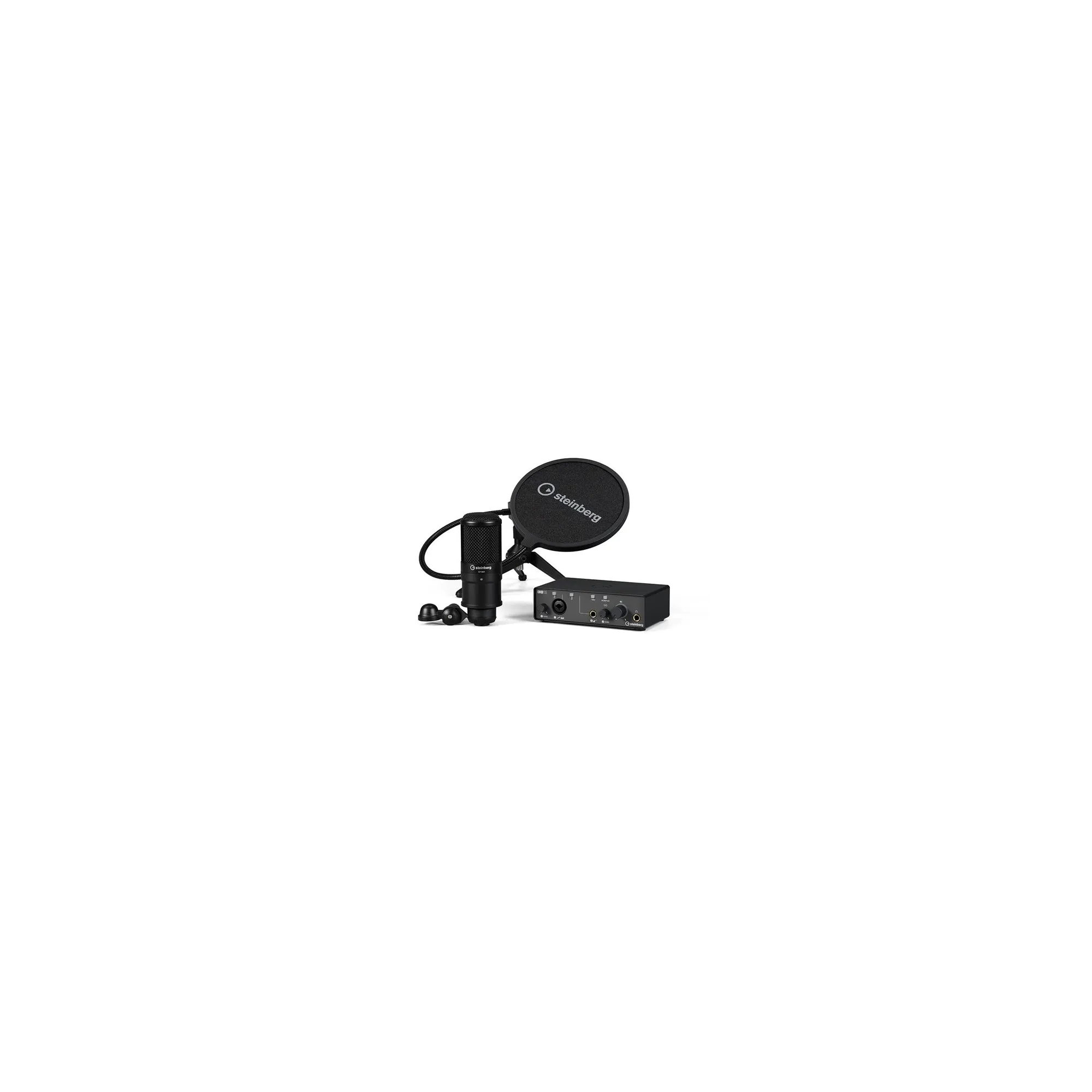 Steinberg Ixo Podcast Pack USB Sound Card Black