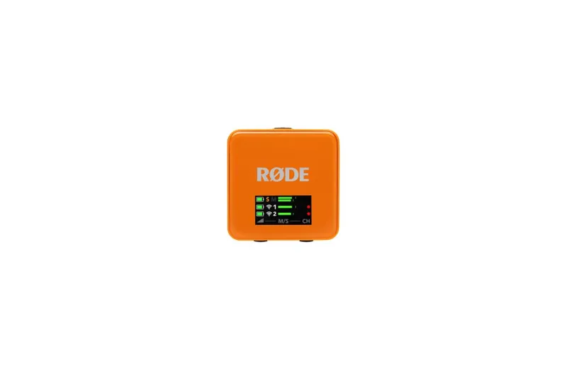RODE Wireless GO 3RD GEN Orange Ασύρματο Μικρόφωνο Πέτου (Σετ)
