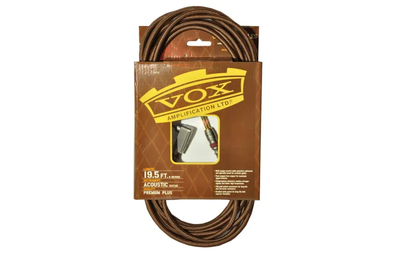 Vox Vac-19Br Organ Acoustic Cable 6M Angled Brown