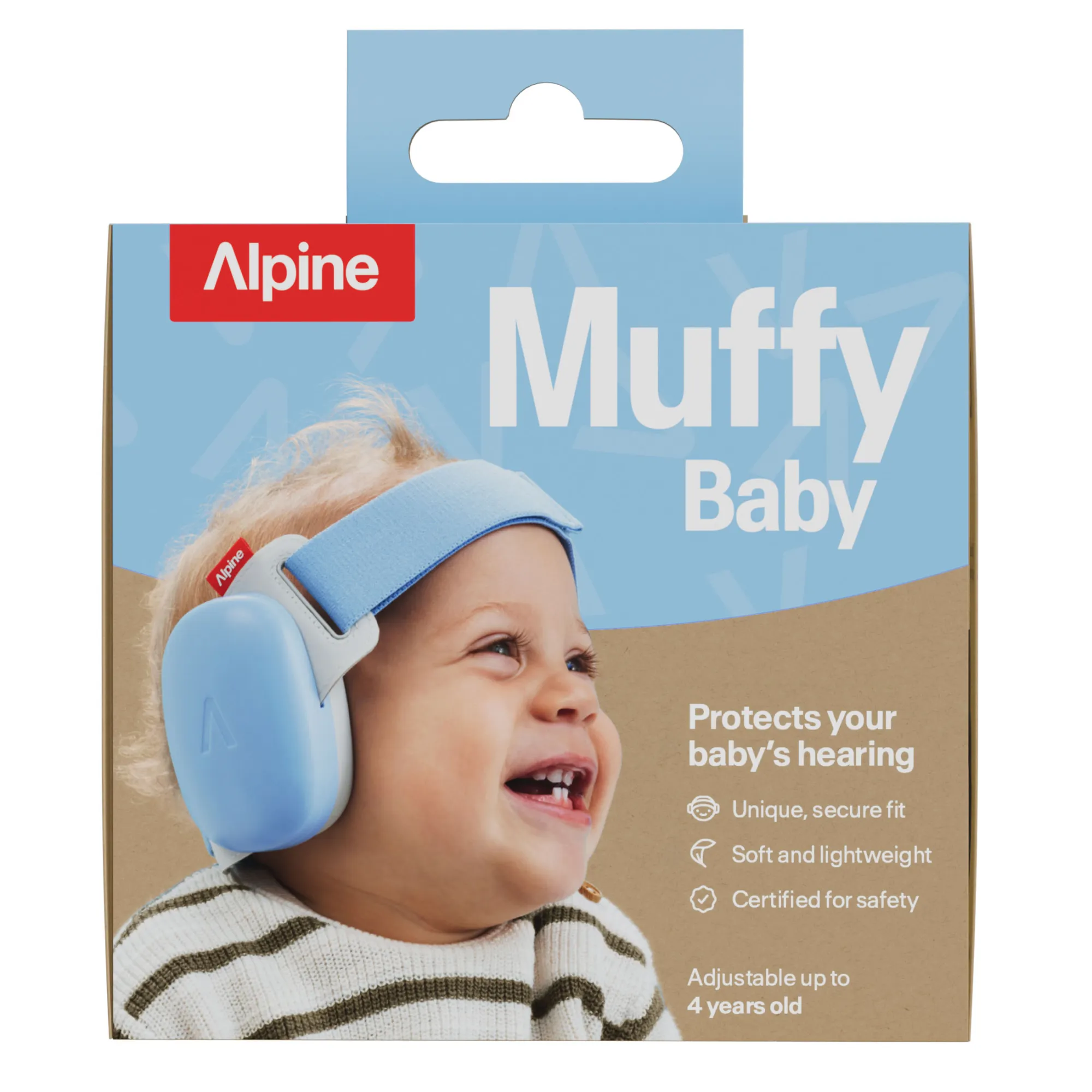 Alpine Muffy Baby Childrens Earmuffs - Sky Blue