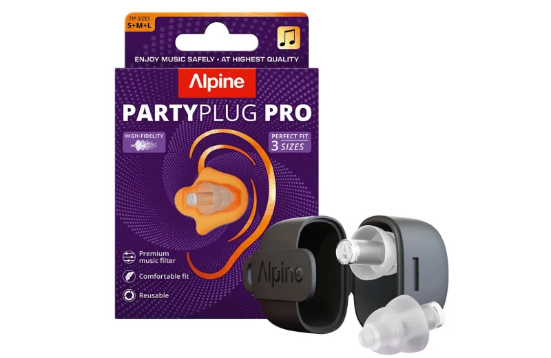 Alpine PartyPlug Pro Transparent Earplugs