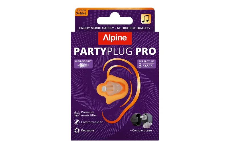 Alpine PartyPlug Pro Transparent Earplugs