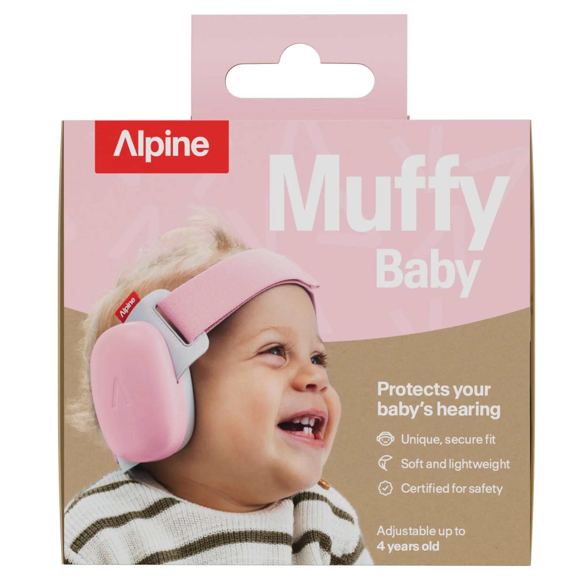 Alpine Muffy Baby Βρεφικές Ωτοασπίδες - Rose Pink