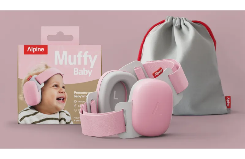 Alpine Muffy Baby Βρεφικές Ωτοασπίδες - Rose Pink