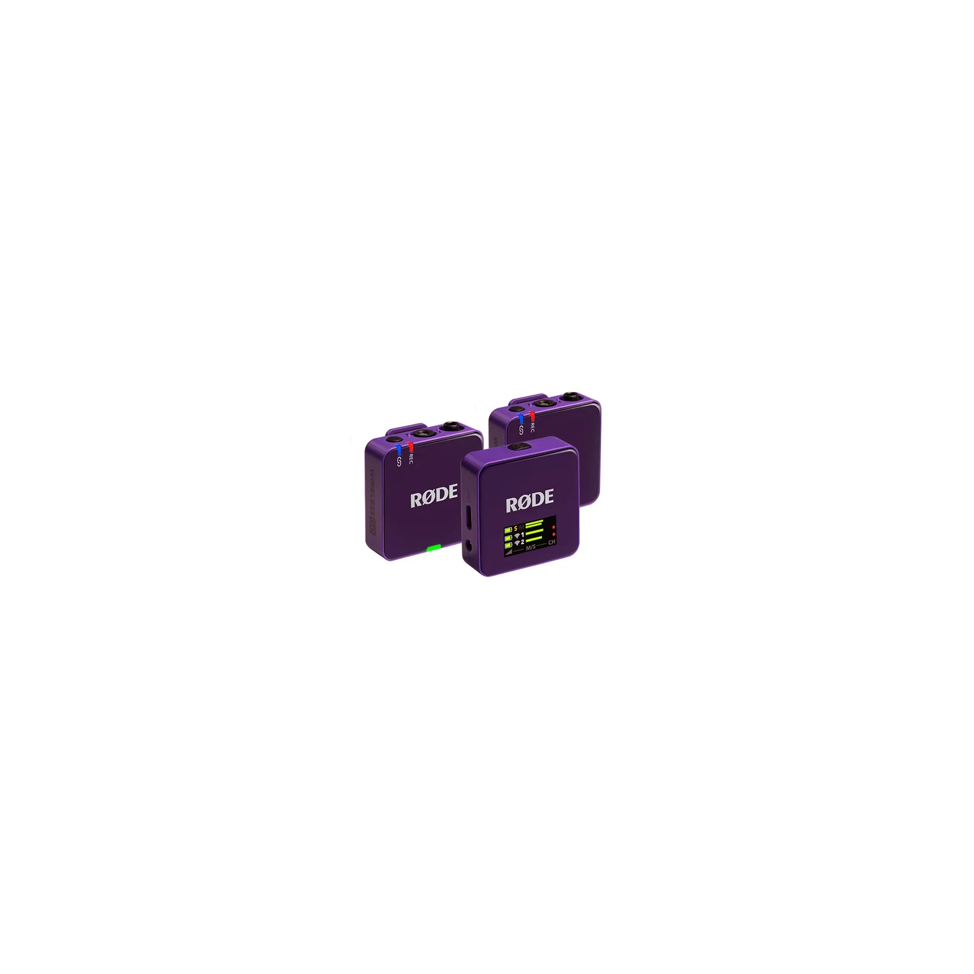 RODE Wireless GO 3RD GEN Purple Ασύρματο Μικρόφωνο Πέτου (Σετ)