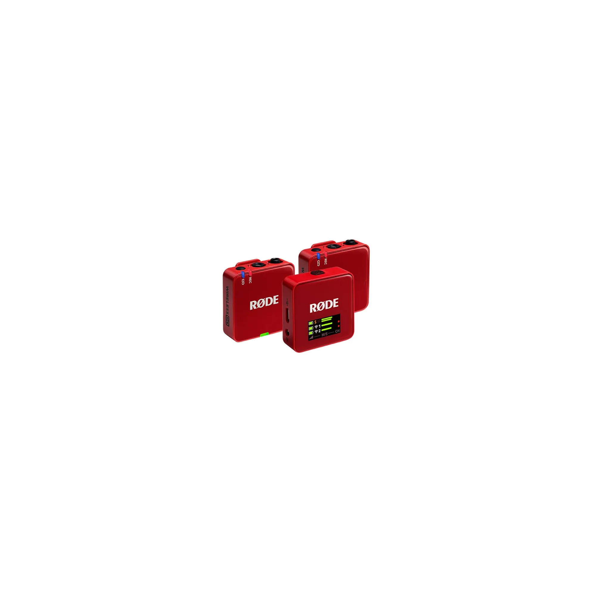 RODE Wireless GO 3RD GEN Red Ασύρματο Μικρόφωνο Πέτου (Σετ)