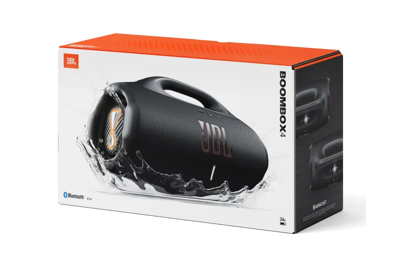 JBL BoomBox 4 Bluetooth Ηχείο Ip68 - Μαύρο