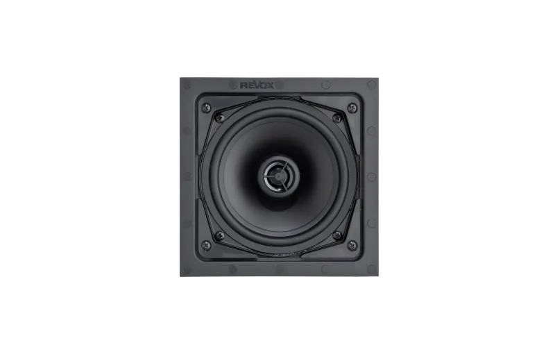 REVOX I52 Ηχείο τοίχου τετράγωνο με δέκτη IR - Μαύρο