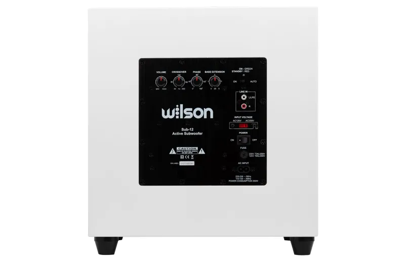 Wilson Sub-12 HGL Active Subwoofer - White