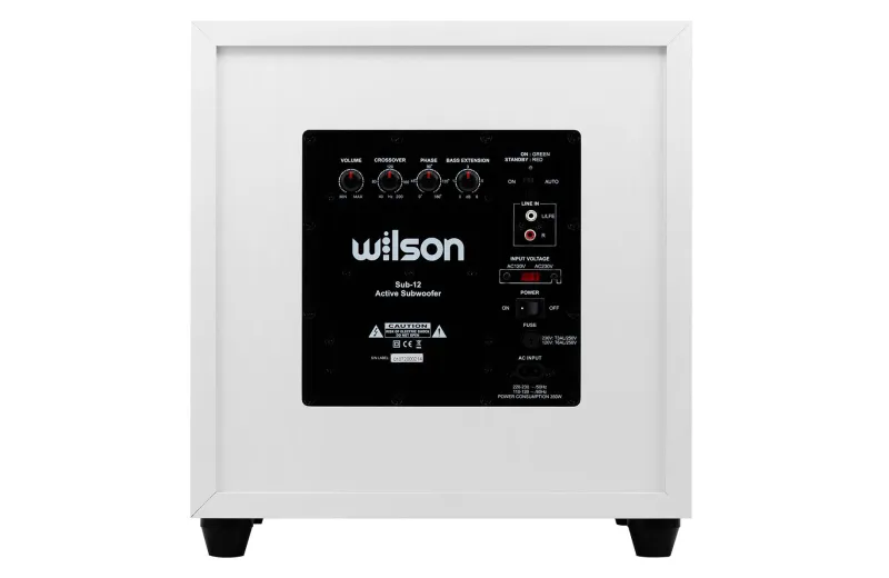 Wilson Sub-12 Αυτοενισχυόμενο Subwoofer - Λευκό