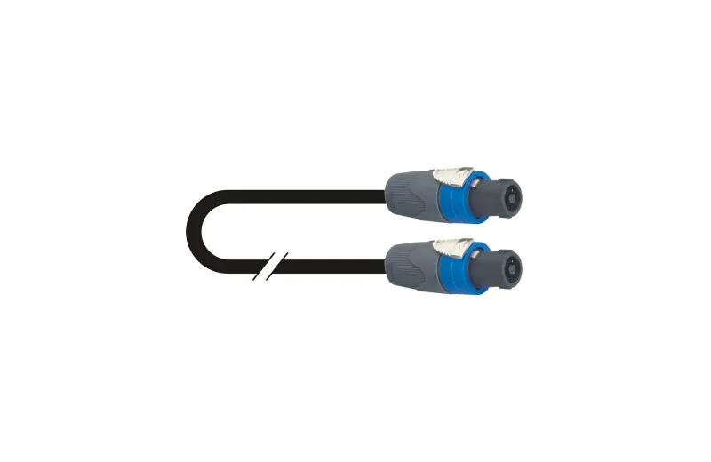 ONSEI ON-SC41002 speaker cable 2 x 2.5mm male speakon  to male speakon 5m
