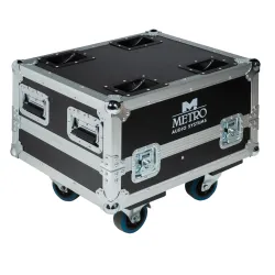 Metro Audio Systems Flightcase FC-LA-80/4-1 for 4 LA-80 Loudspeakers