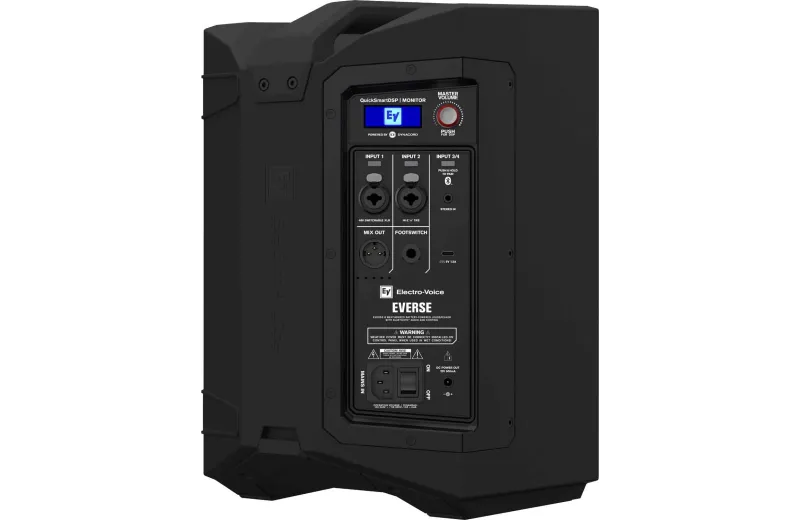 Electro-voice Everse 8 Active Loudspeaker with Battery and Bluetooth  - Black