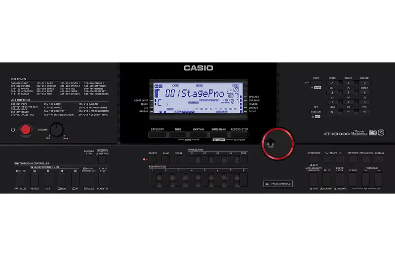 Casio CT-X3000C7 Standard Keyboards