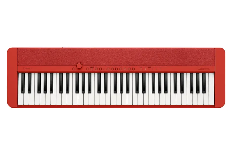 Casio Casiotone CT-S1RDC7 Αρμόνιο με κανονικά πλήκτρα - Κόκκινο