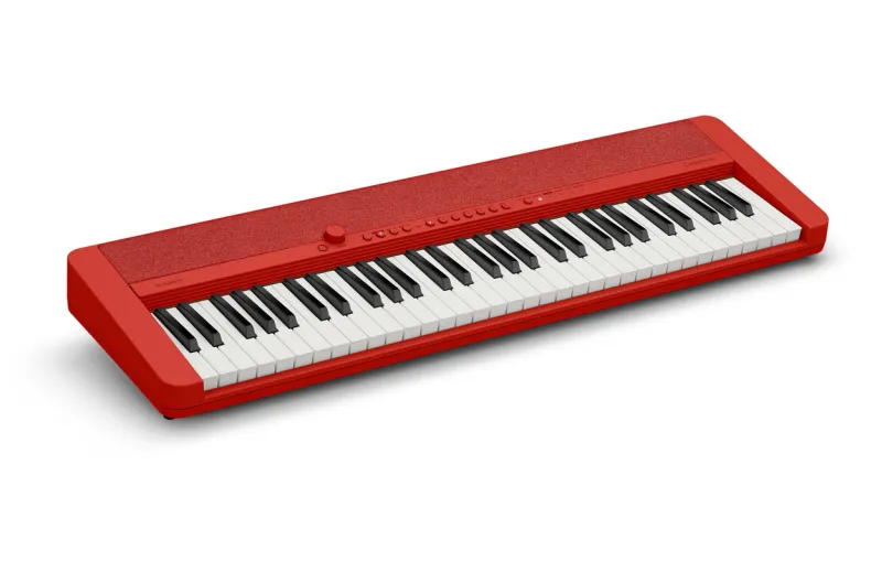 Casio Casiotone CT-S1RDC7 Αρμόνιο με κανονικά πλήκτρα - Κόκκινο