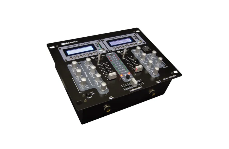 Mark Sion 702 USB Dj Mixer 2 Channel