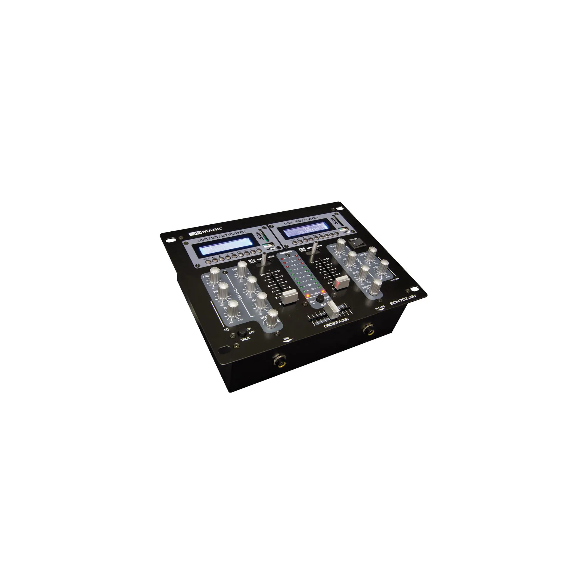 Mark Sion 702 USB Dj Mixer 2 Channel