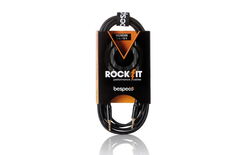Bespeco Rk2M300 Cable Stereo Minitrs /Mini Trs 3M Rockit