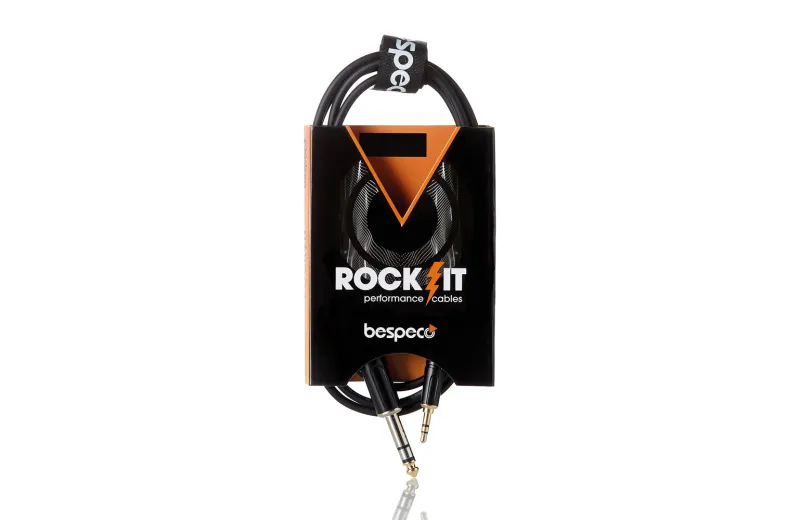 Bespeco Rksms 300 Cable Mini Jack Stereo / Jack TRS 3M Rockit