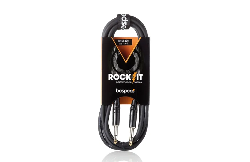 Bespeco Rkss300 Cable Stereo Jack / Stereo Jack 3M Rockit