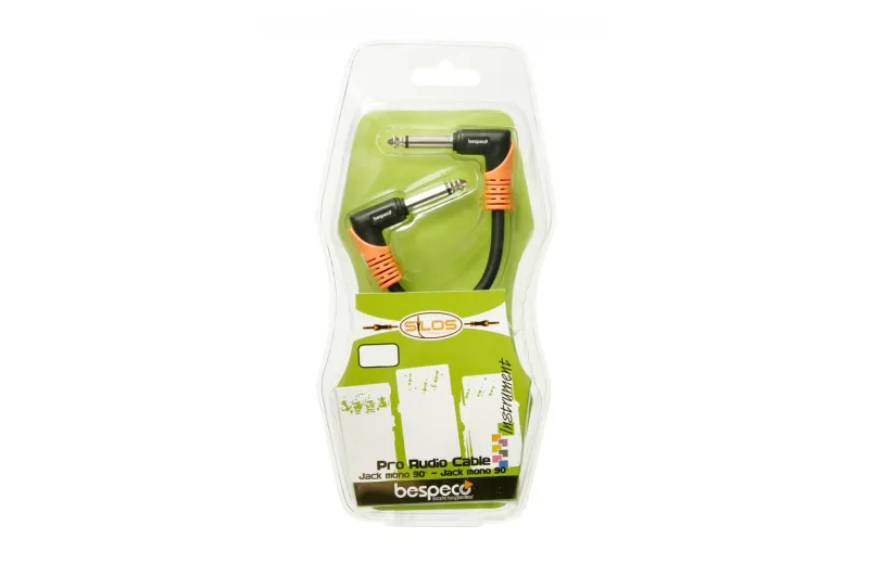 Bespeco Slpp015X3 Patch Cable Set 015M Jack To Jack Corners (3Pcs)