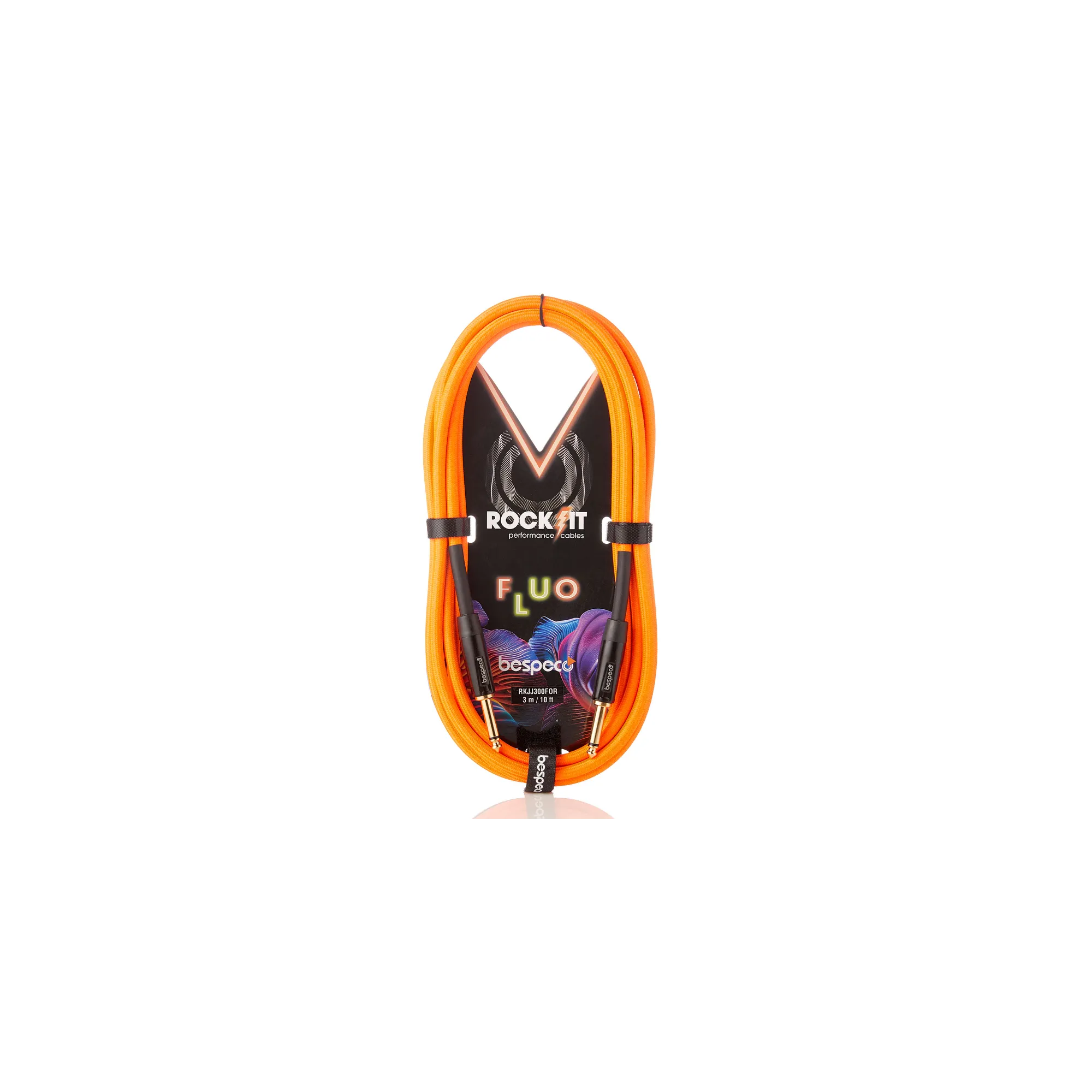 Bespeco Rkjj300For Καλωδιο Οργανων Jack /Jack 3M Rockit Fluo Orange
