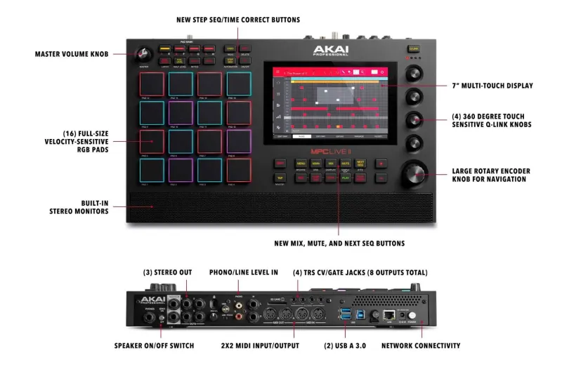Akai MPC LIVE 2 Midi Keyboard