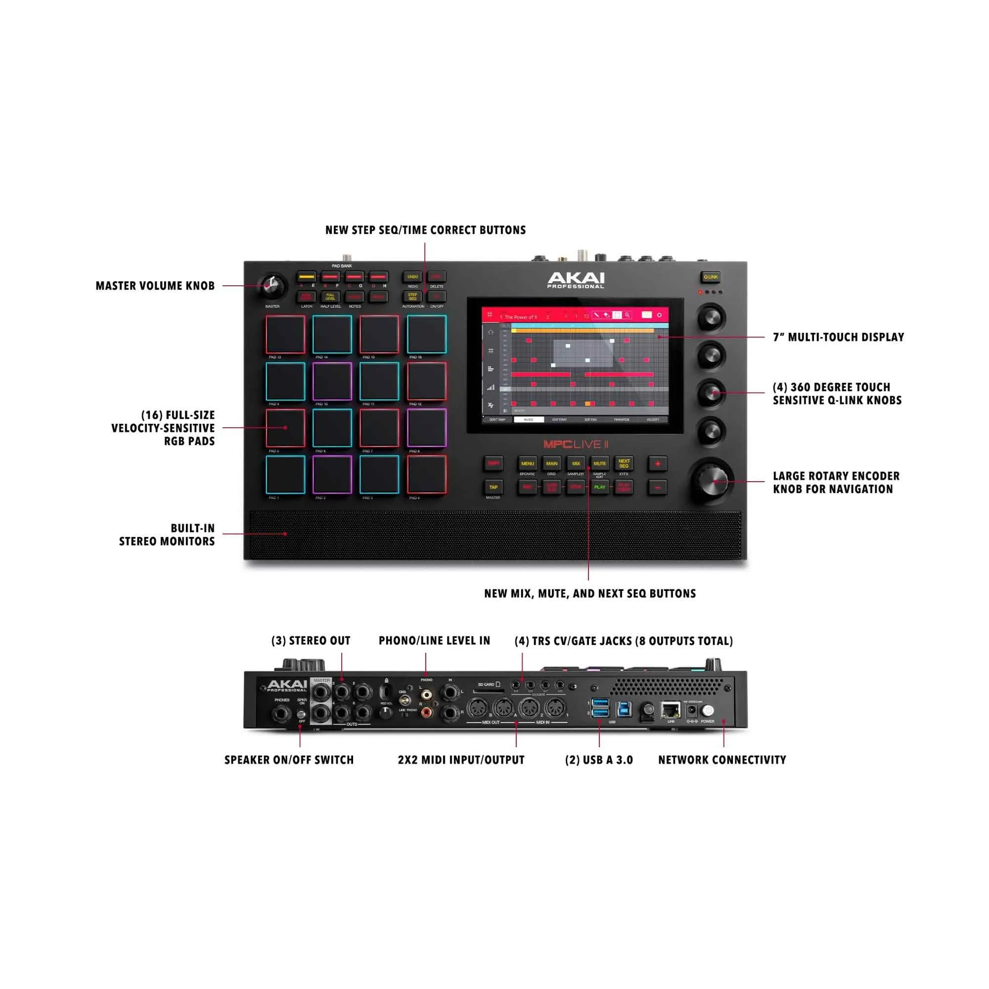 Akai MPC LIVE 2 Midi Keyboard