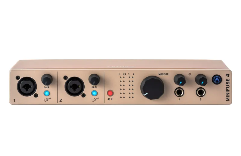Arturia MiniFuse 4 Champagne Audio Interface