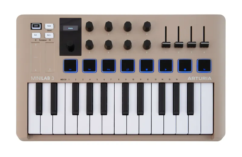Arturia Minilab 3 Champagne Midi Keyboard