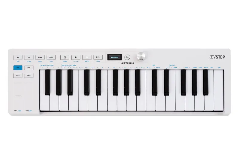 Arturia Keystep MK2 Midi Controller και Sequencer Λευκό