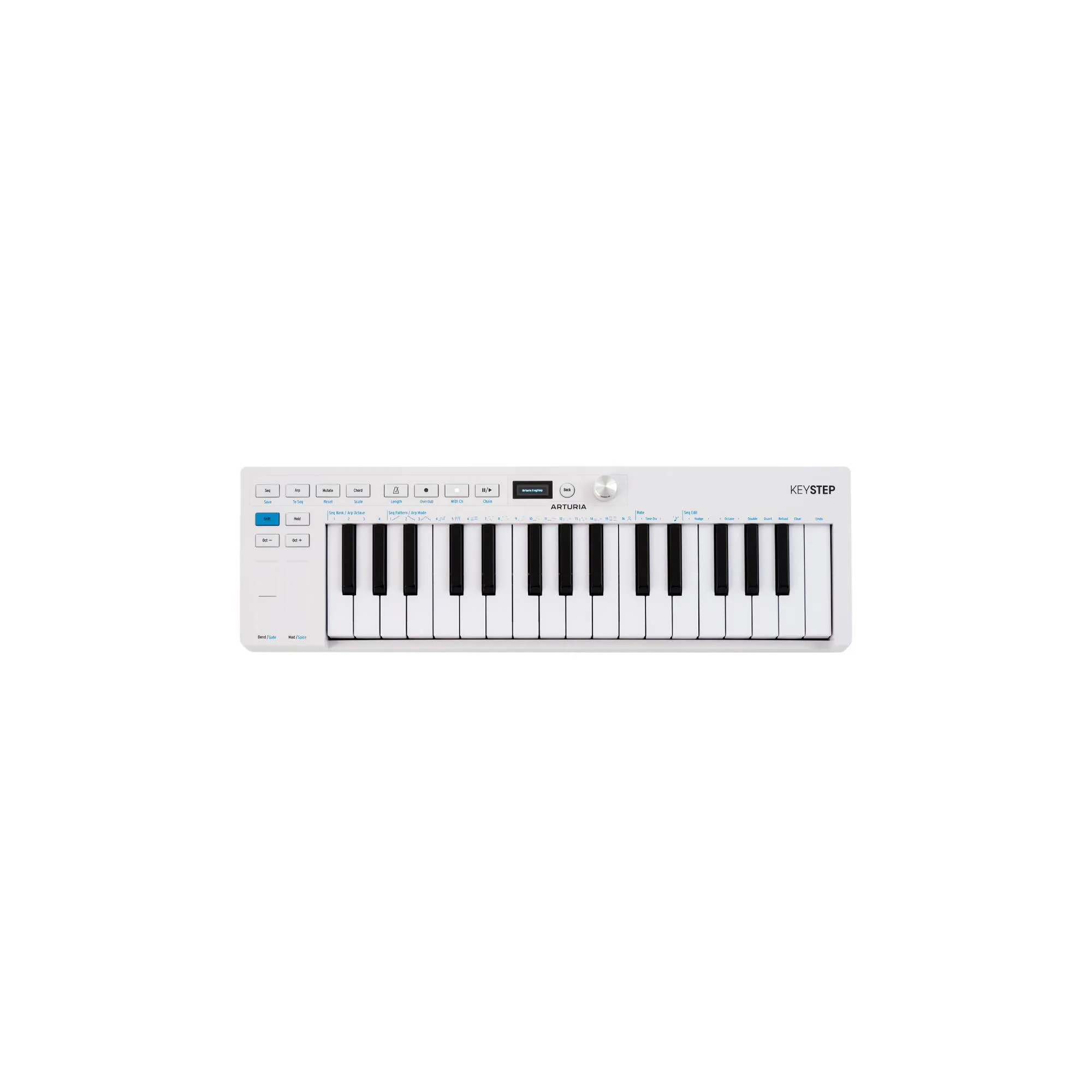 Arturia Keystep MK2 Midi Controller και Sequencer Λευκό