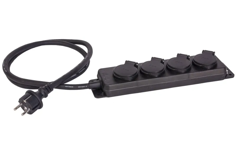 AFX MS4FR-IP Πολύμπριζο 4 θέσεων IP44
