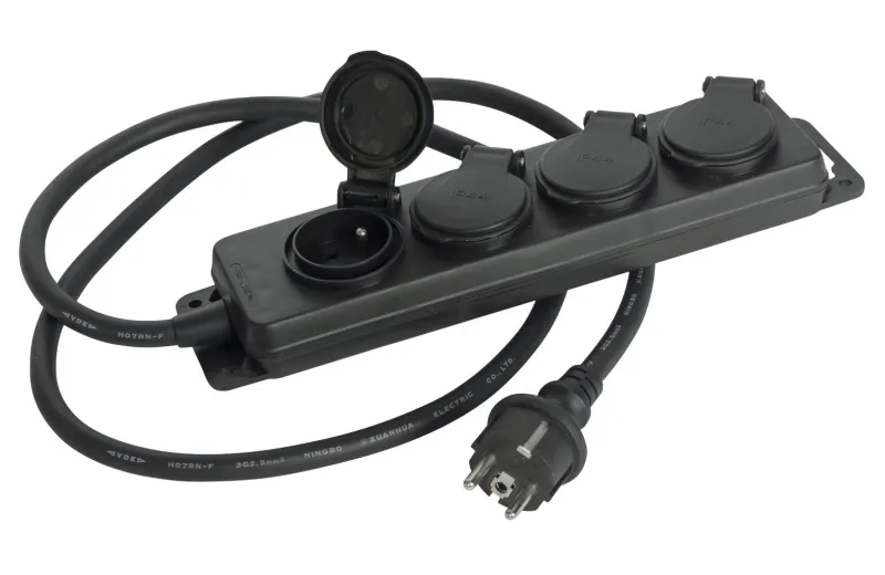 AFX MS4FR-IP Πολύμπριζο 4 θέσεων IP44