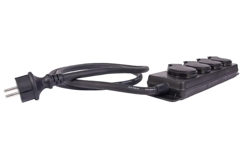 AFX MS4FR-IP Πολύμπριζο 4 θέσεων IP44