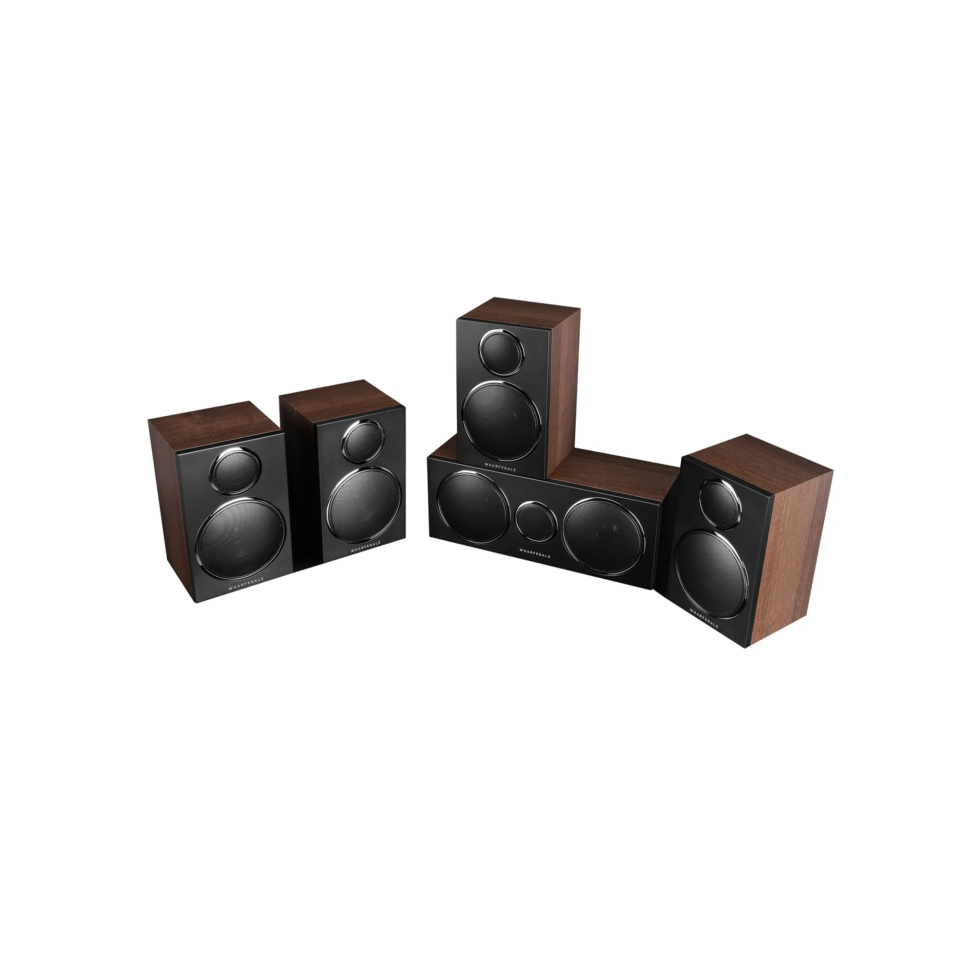 Wharfedale Dx-3 Hcp 50 Speaker System In Walnut Color