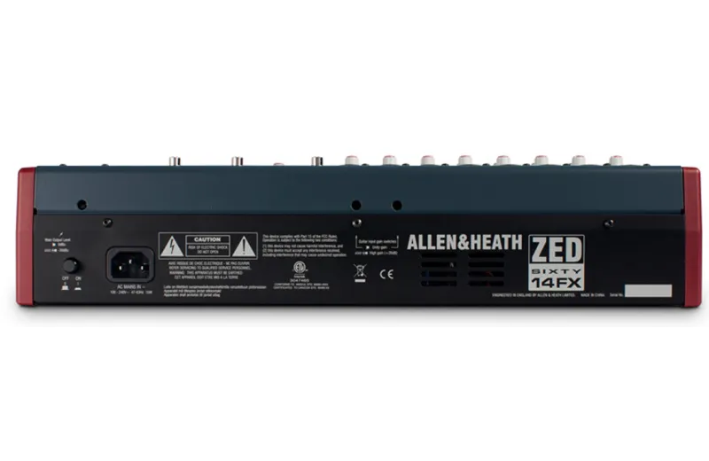 Allen & Heath Zed 60-14FX Αναλογική Κονσόλα Ήχου