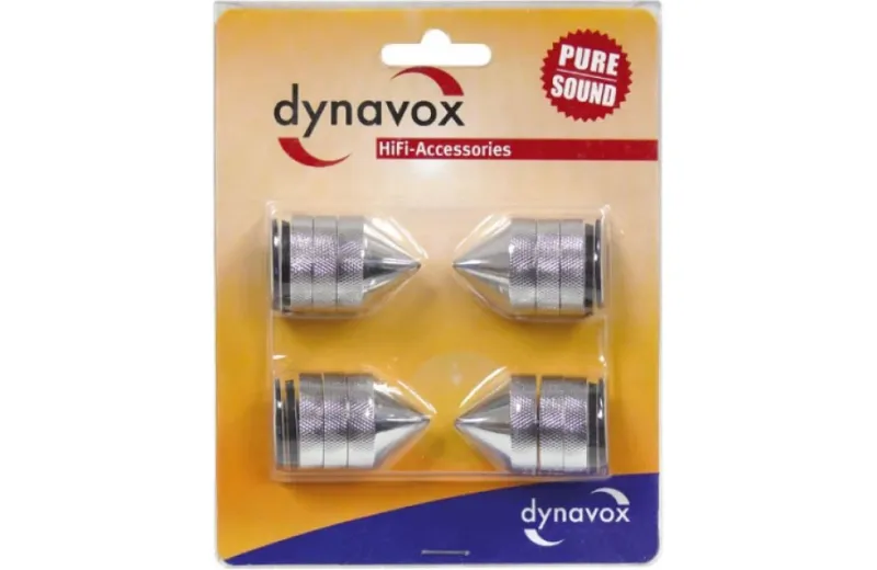 Dynavox Sub-Watt Absorber Set Of 4 Cones - Chrome