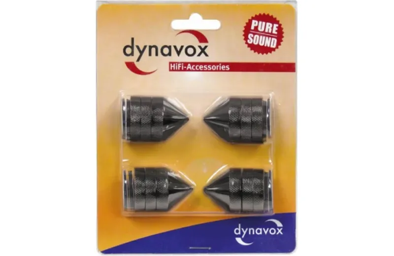 Dynavox Sub-Watt Absorber Cones Ακίδες Απόσβεσης Κραδασμών - Μαύρο (Σετ 4τμχ)