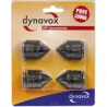 Dynavox Sub-Watt Absorber Cones Ακίδες Απόσβεσης Κραδασμών - Μαύρο (Σετ 4τμχ)