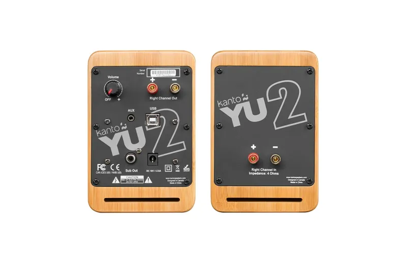 Kanto Audio YU2BAMBOO-CG Monitor Speaker