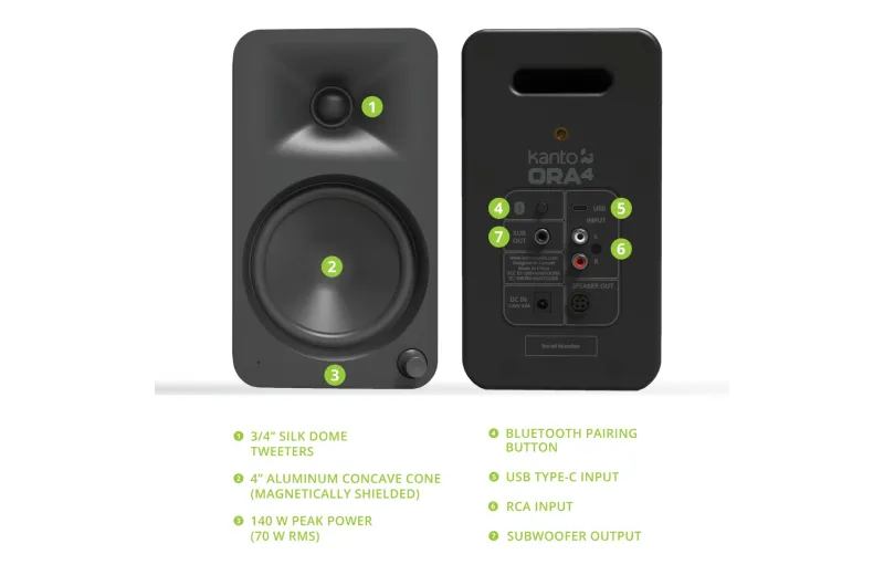 Kanto Audio Ora 4 Black