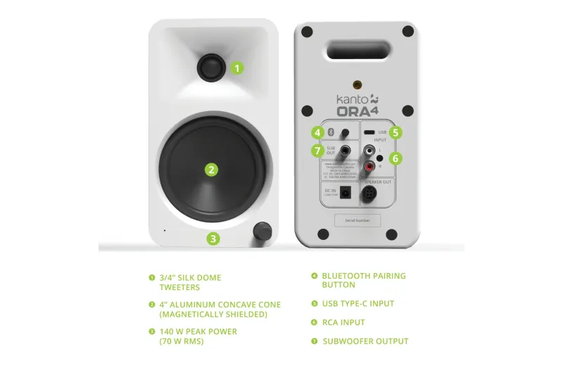 Kanto Audio Ora 4 White